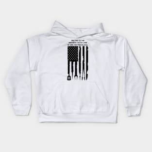 BBQ American Fag Kids Hoodie